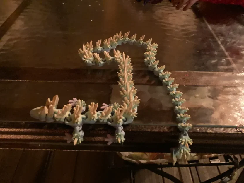 Mô hình Rồng Tinh Thể Khớp Nối (Cristallic Fidget Dragon) in 3D cực chill - Image 1