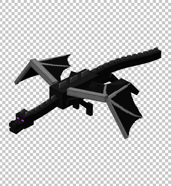 Mô hình Ender Dragon Minecraft in 3D cực chất cho game thủ - Image 1