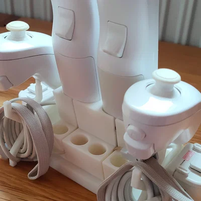 Đế/giá đỡ tay cầm Nintendo Wii (Wiimote + Nunchuck + Motion Plus)