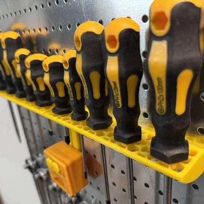 Giá treo tường giữ 10 cây tua vít (10 pcs Screwdrivers holder wall mount)