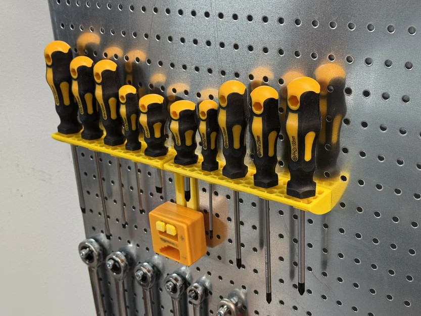 Giá treo tường giữ 10 cây tua vít (10 pcs Screwdrivers holder wall mount) - Image 5