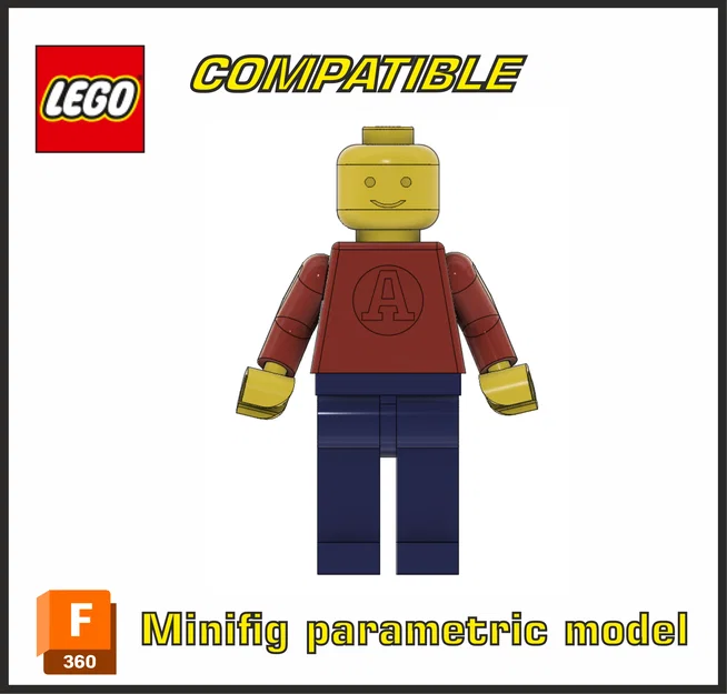 Mô hình parametric LEGO MiniFig - Image 1