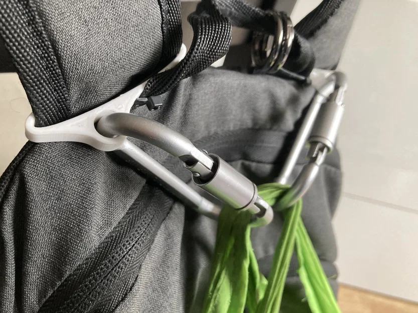 Ngàm gắn carabiner cho balo (Backpack carabiner attachements) - Image 1