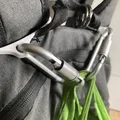 Ngàm gắn carabiner cho balo (Backpack carabiner attachements) - Thumbnail 1