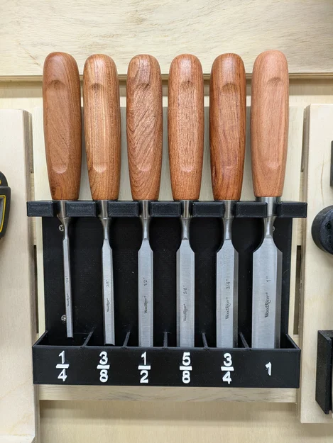 Giá đỡ đục (Chisel Holder) cho bộ Wood River treo French cleat - Image 1