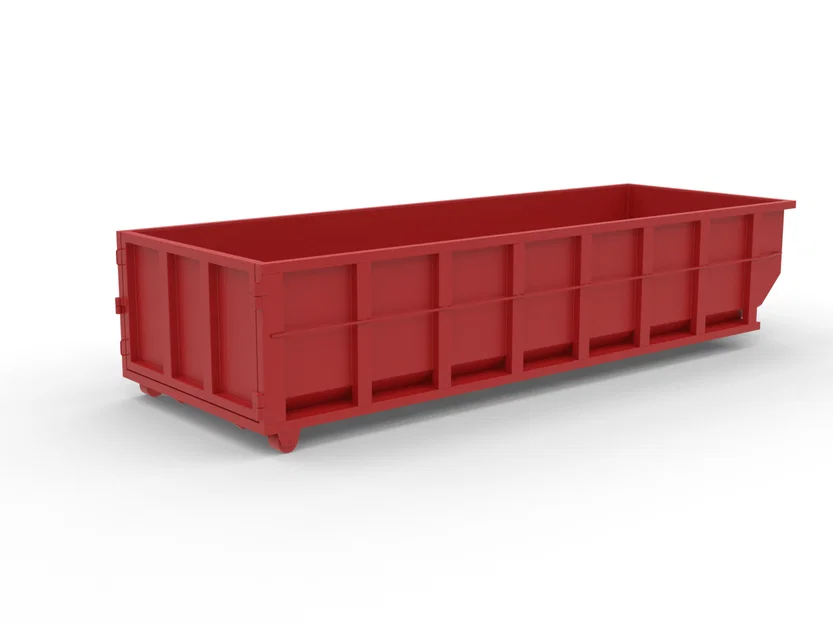 Mô hình thùng xe tải công trường 20 Yard tỉ lệ 1:48 (File in 3D) - Image 1