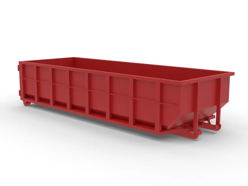 Mô hình thùng xe tải công trường 20 Yard tỉ lệ 1:48 (File in 3D) - Image 2