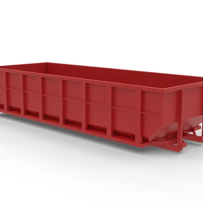 Mô hình thùng xe tải công trường 20 Yard tỉ lệ 1:48 (File in 3D)