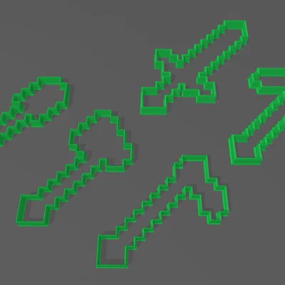 Dụng cụ và vũ khí Minecraft (cookie)