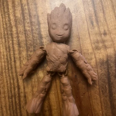 Mô hình Groot cử động linh hoạt (Articulated Groot) in 3D cực đẹp