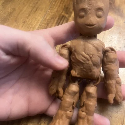 Mô hình Groot cử động linh hoạt (Articulated Groot) in 3D cực đẹp