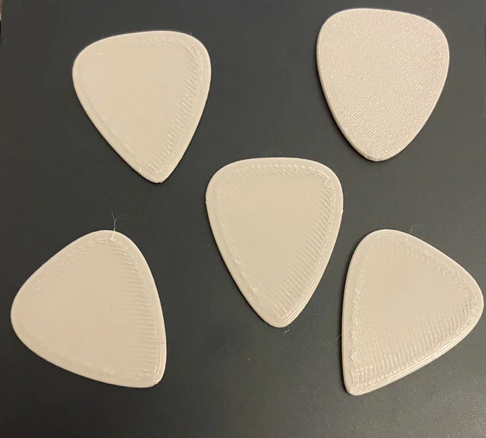 Mẫu in 3D miếng gảy đàn Guitar (Guitar Picks) tiện lợi - Image 1