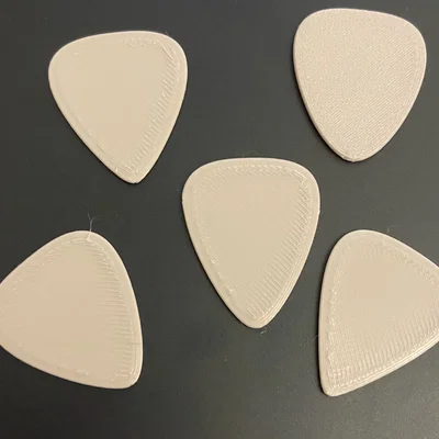 Mẫu in 3D miếng gảy đàn Guitar (Guitar Picks) tiện lợi