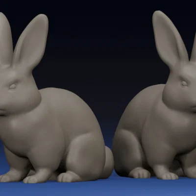 Mô hình chú thỏ Bunny Rabbit trang trí để bàn đáng yêu