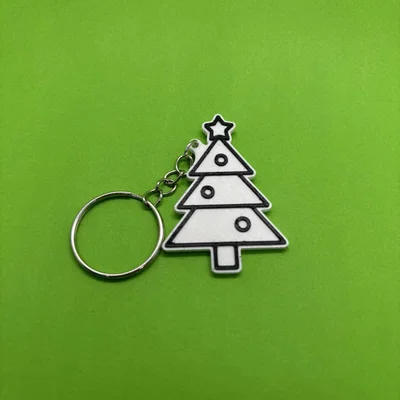 Bộ Móc Khóa Giáng Sinh (Christmas Keychains) Dễ Thương In 3D