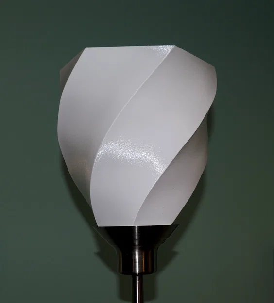 Chụp đèn trang trí 3D in kiểu xoắn ốc hiện đại - Image 2