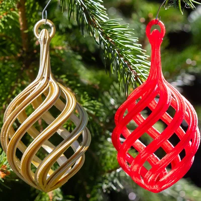 Bóng Noel Xoắn Ốc Spiral Christmas Bulb 2024