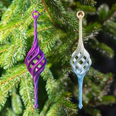 Ornament Noel Xoắn Ốc “Spiral Christmas Stretch Ornament 2024”