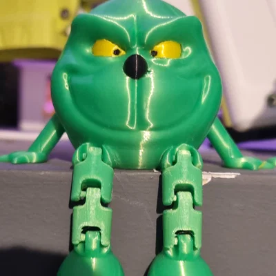 Mô hình Grinch cử động linh hoạt (Grinch Articulated) in 3D đẹp mắt