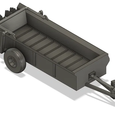 Mô hình xe rải phân bón New Idea tỉ lệ 1:16 in 3D chi tiết