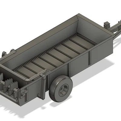 Mô hình xe rải phân bón New Idea tỉ lệ 1:16 in 3D chi tiết