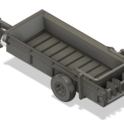 Mô hình xe rải phân bón New Idea tỉ lệ 1:16 in 3D chi tiết