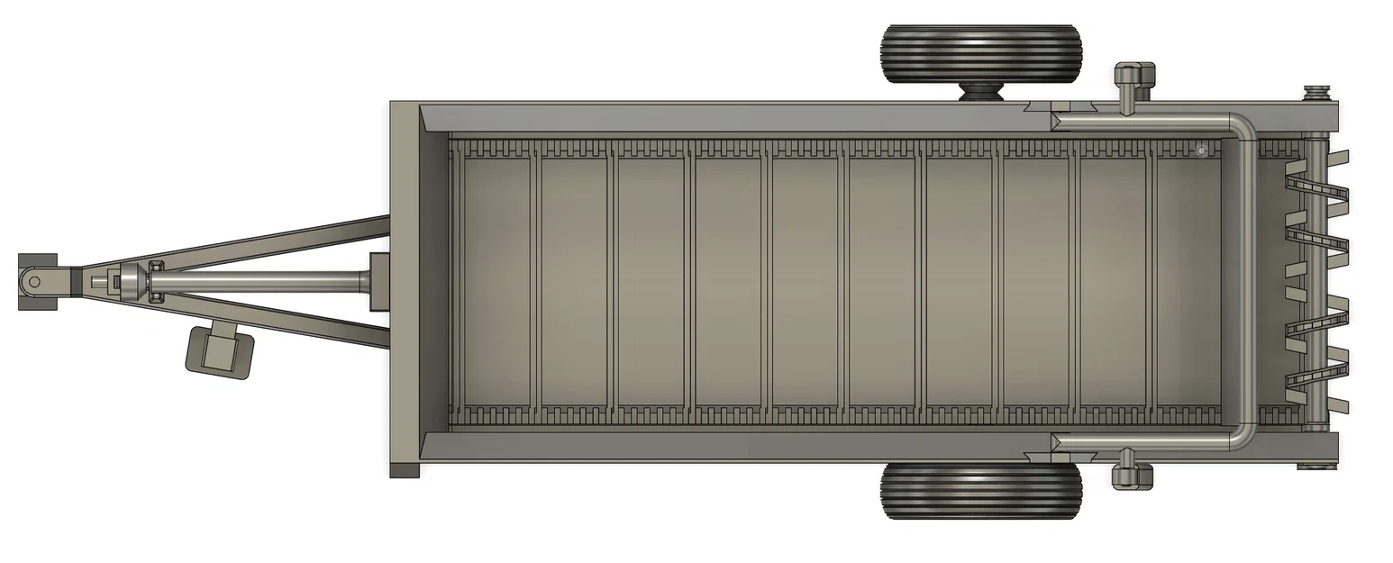 Mô hình xe rải phân bón New Idea tỉ lệ 1:16 in 3D chi tiết - Image 5