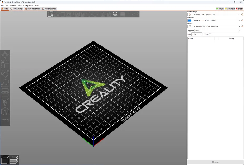 Gói cấu hình Creality Ender-3 V3 KE cho PrusaSlicer - Image 2