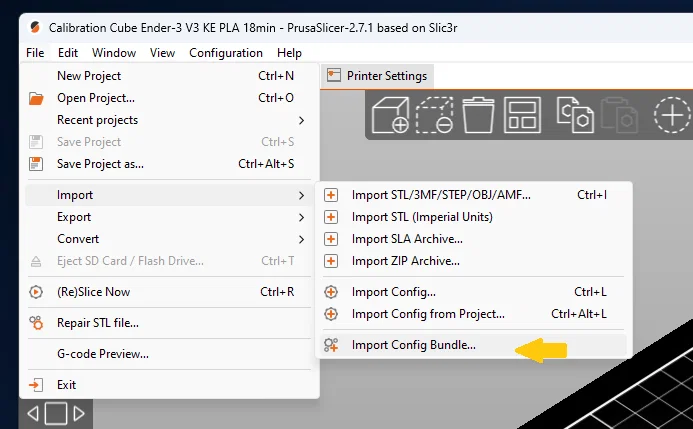 Gói cấu hình Creality Ender-3 V3 KE cho PrusaSlicer - Image 4