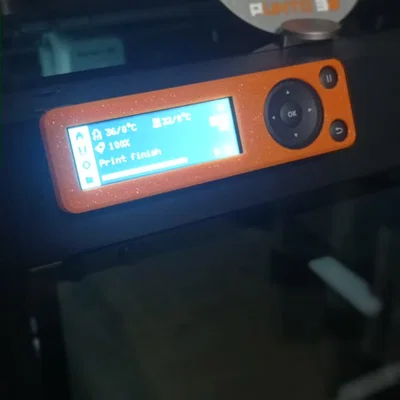 Nắp bảo vệ màn hình 3D cho máy in Bambu Lab P1S đẹp mắt