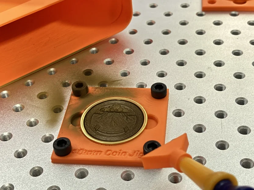 Jig Coin 40mm cho Fiber Laser - Image 1