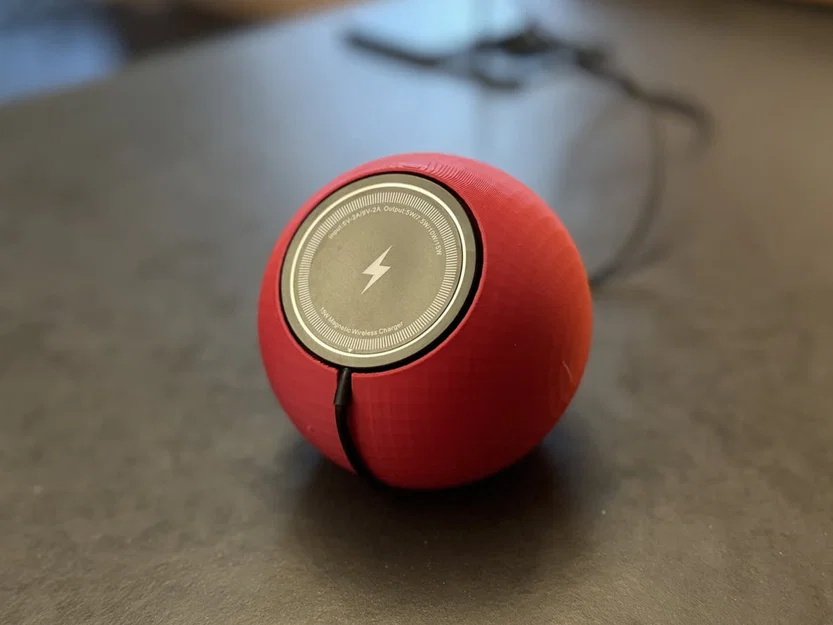 Giá đỡ sạc MagSafe iPhone dạng quả cầu để bàn - Image 1