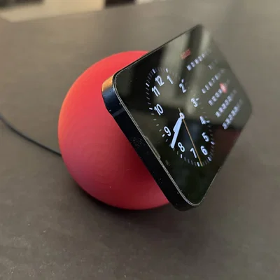 Giá đỡ sạc MagSafe iPhone dạng quả cầu để bàn