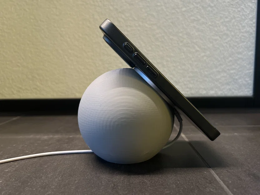 Giá đỡ sạc MagSafe iPhone dạng quả cầu để bàn - Image 6