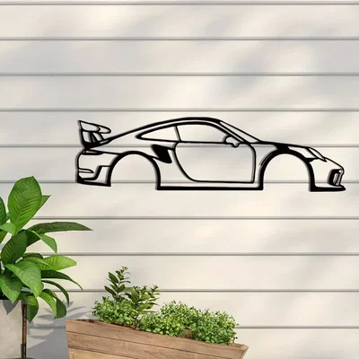 Mô hình trang trí tranh treo tường hình siêu xe (Wall Art - Car Body)