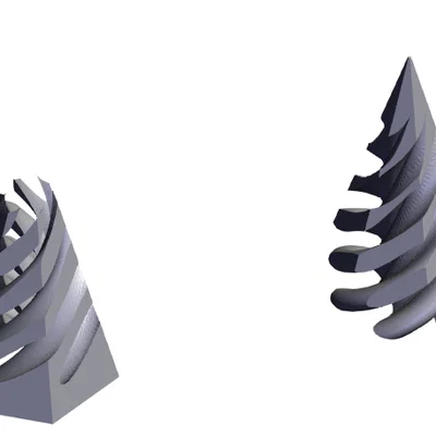 Đồ chơi fidget Hexagon Swirl V6 độc đáo - File in 3D chất lượng