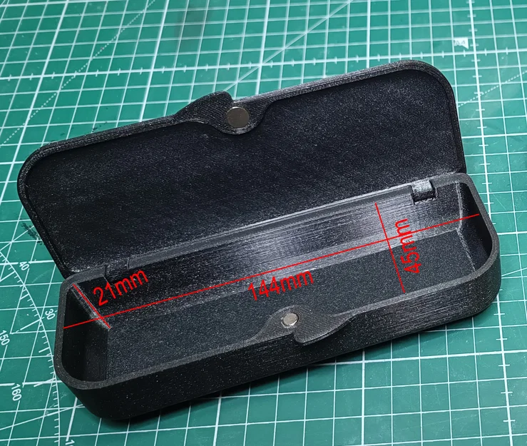 Hộp đựng kính (Glasses case) họa tiết lục giác - Image 3