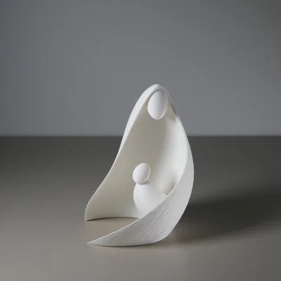 Mô hình nghệ thuật Mẹ và Con - File in 3D trang trí tinh tế