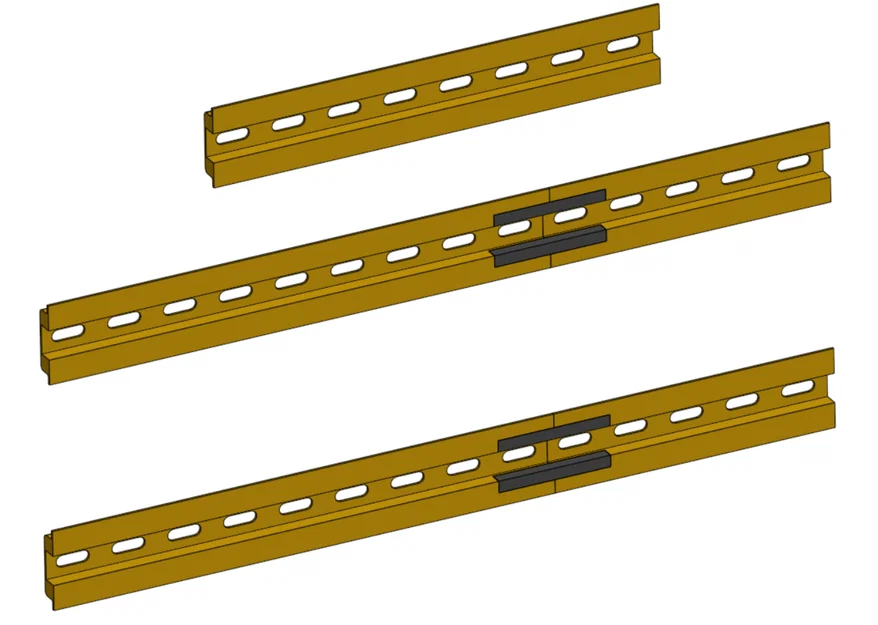 Thanh ray DIN (DIN rails) in 3D - Giải pháp lắp đặt thiết bị điện tối ưu - Image 1