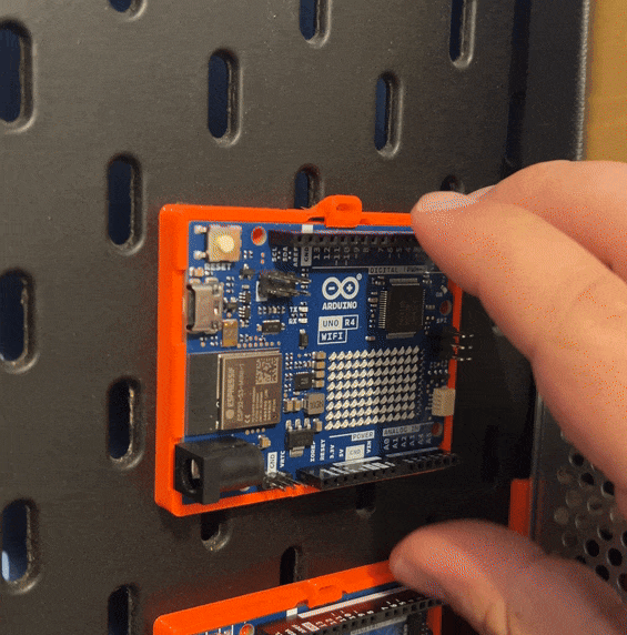 Giá đỡ SKADIS cho ARDUINO Uno R4 MINIMA / WIFI - Thumbnail 1