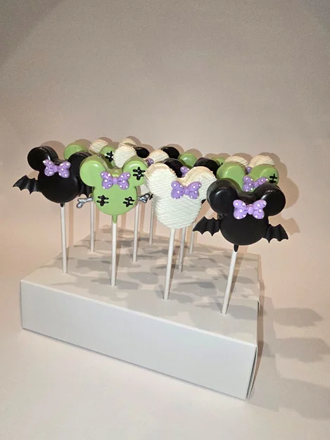 Khuôn in 3D tạo hình bánh Mickey (Mickey Cake Pop Mold) xinh xắn - Image 1