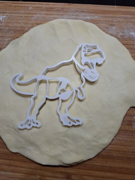 Khuôn cắt bánh quy T-Rex (T-Rex Cookie Cutter) - Image 2