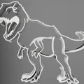 Khuôn cắt bánh quy T-Rex (T-Rex Cookie Cutter) - Thumbnail 4