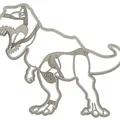 Khuôn cắt bánh quy T-Rex (T-Rex Cookie Cutter) - Thumbnail 5