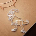 Khuôn cắt bánh quy T-Rex Giáng Sinh - Thumbnail 1