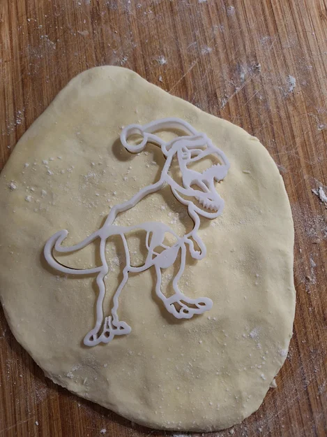 Khuôn cắt bánh quy T-Rex Giáng Sinh - Image 2