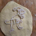Khuôn cắt bánh quy T-Rex Giáng Sinh - Thumbnail 2