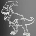 Khuôn cắt bánh quy T-Rex Giáng Sinh - Thumbnail 4