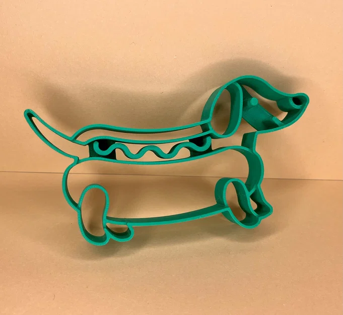 Khuôn Cắt Bánh Cookie Chó Lạp Xưởng Trong Bánh Mì & Mù Tạt - Image 1