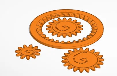Bộ thước vẽ hình học Spirograph tự in 3D cho bé sáng tạo - Image 1
